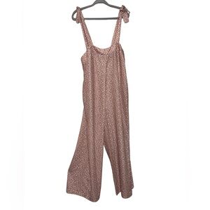 Stylish Pink Jumpsuit - Size Large